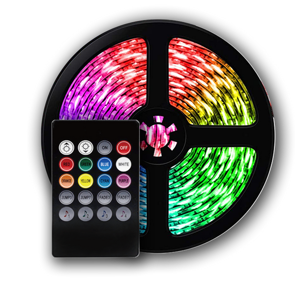RGB led strip light - For Gaming Room - 15ft/5Meter RGB Lights For