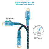 Apple MFi Certified Lightning to USB Cable (6ft)