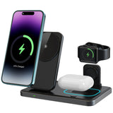 Folding 5-in-1 Wireless Charger - Black