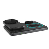 Folding 5-in-1 Wireless Charger - Black