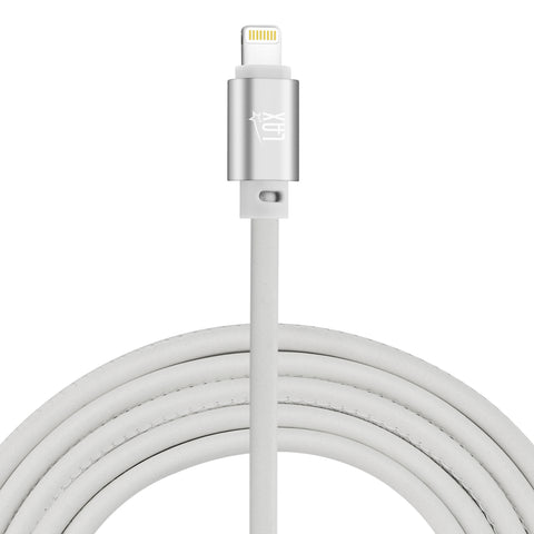 2-Pack Glow in the Dark Apple MFi Certified USB to Lightning Cable (10 Feet)- Pink & White