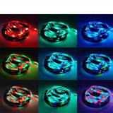 Smart Home Sound Activated Multi-Color LED Light Strip with Remote - 20 Feet
