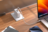 4-Port USB PD 20W Wall Charger - 2x USB-C + 2x USB-A