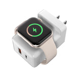 USB PD 20W Wall Charger with Apple Watch Charger - White
