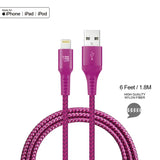 Apple MFi Certified Lightning to USB Cable (6ft)