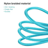 USB Type C Braided Nylon Cable - 6 Feet