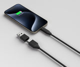 USB-C/USB-A to USB-C Cable - 6ft - Black