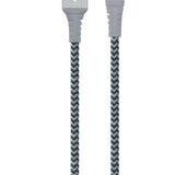 Apple MFi Certified Braided Nylon Cable Gray - 4ft