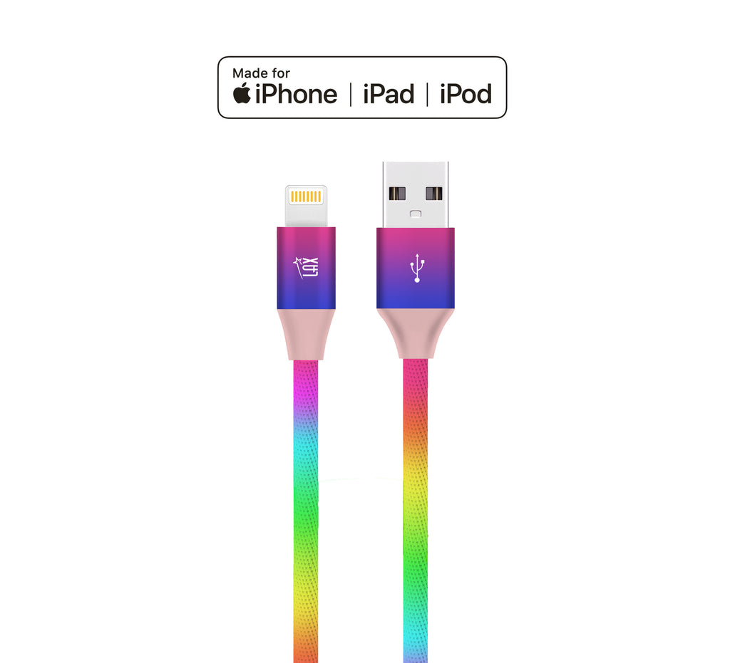 Cable Lightning, cable cargador para iPhone, cable de carga rápida USB  trenzado de nailon compatible con iPhone X/Xs Max/XR / 8/8 Plus / 7/7 Plus  iPad, iPod Zhivalor Cables y Cargadores