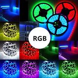 Smart Home Sound Activated Multi-Color LED Light Strip with Remote (2 Pack)